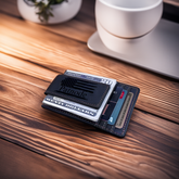 RFID Leather Money Magnetic Clip